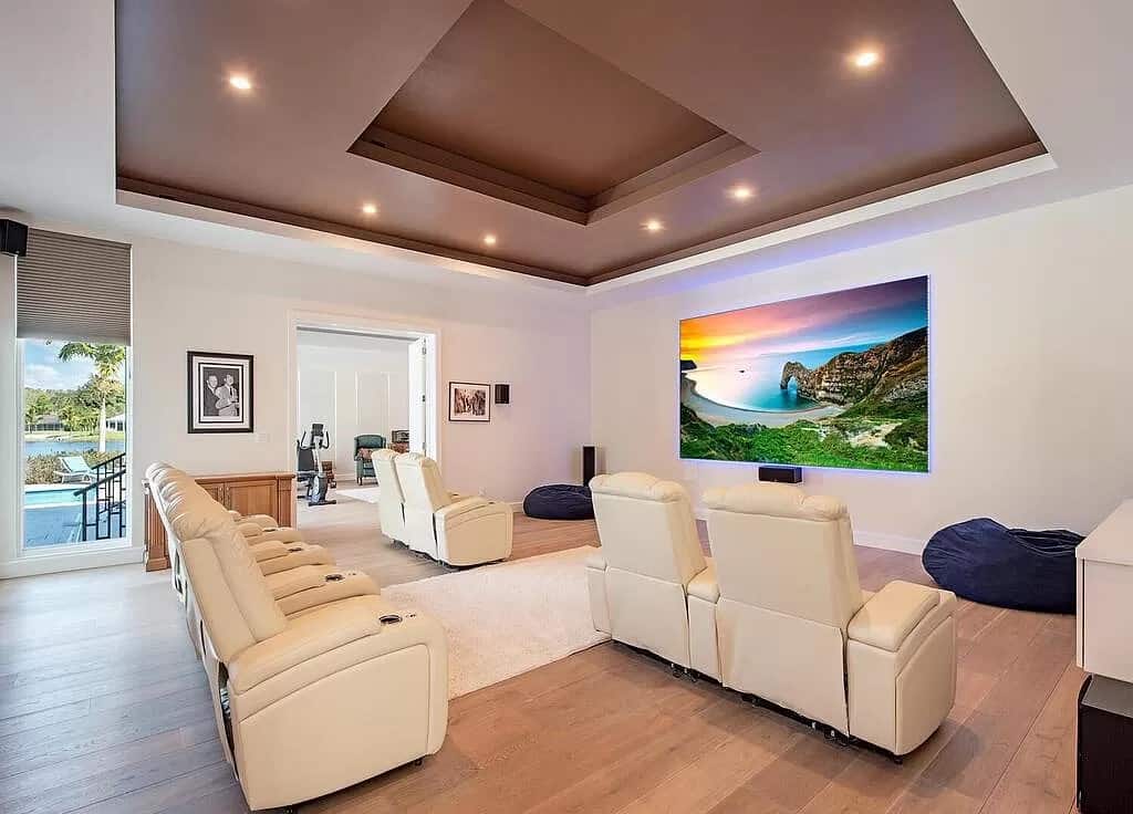 Media Room of this 4-Bedroom,7117 Sq Ft Plan -219-1003