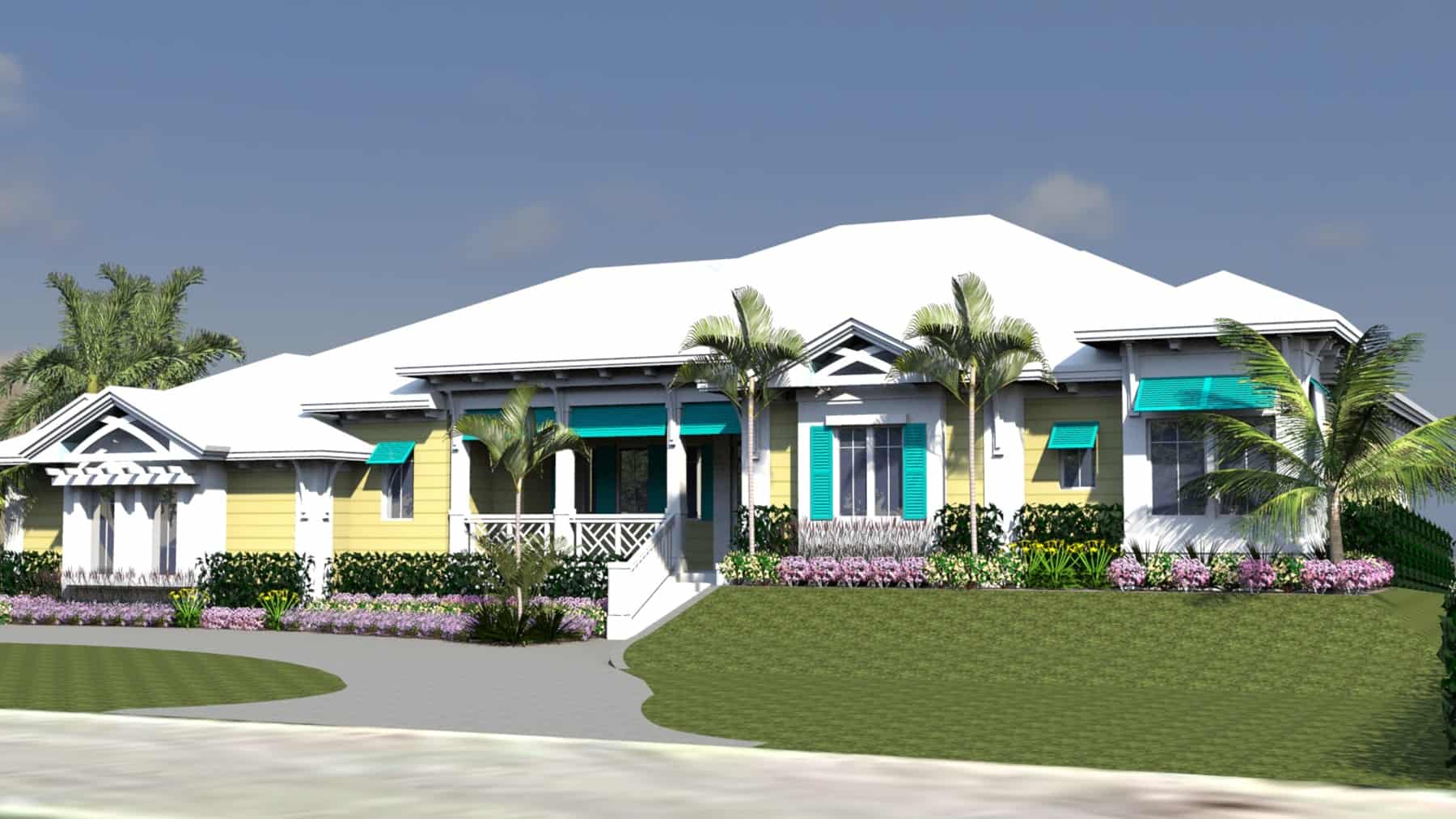 Front View of this 3-Bedroom,3433 Sq Ft Plan -219-1009