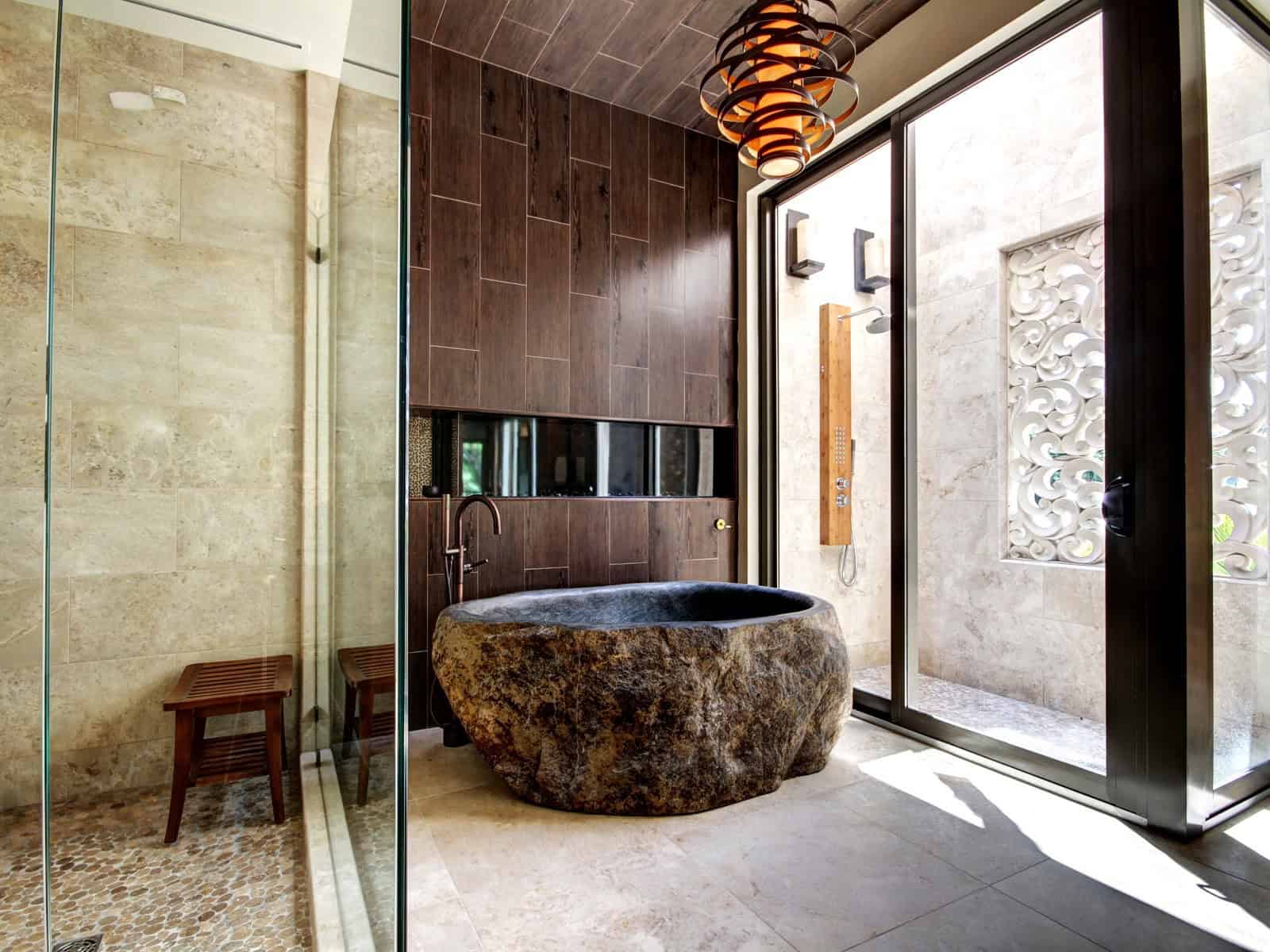 Master Bathroom: Tub of this 4-Bedroom,5680 Sq Ft Plan -219-1021