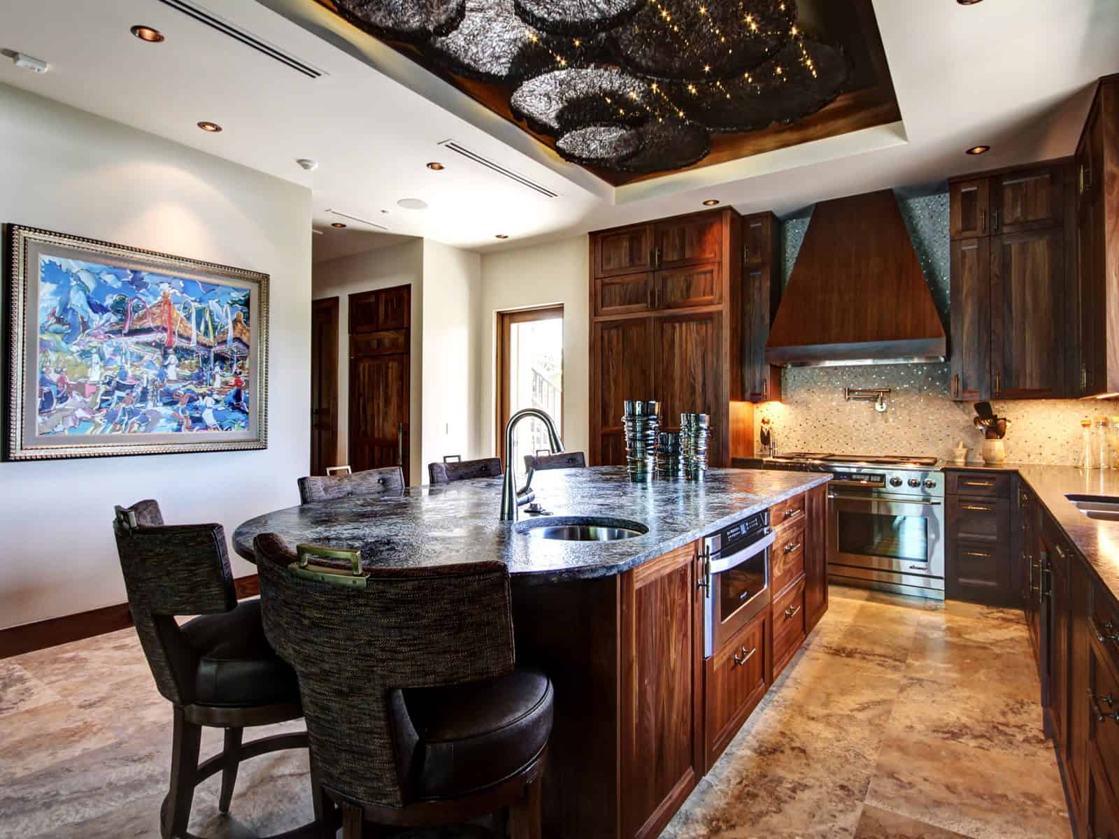 Kitchen: Kitchen Island of this 4-Bedroom,5680 Sq Ft Plan -219-1021