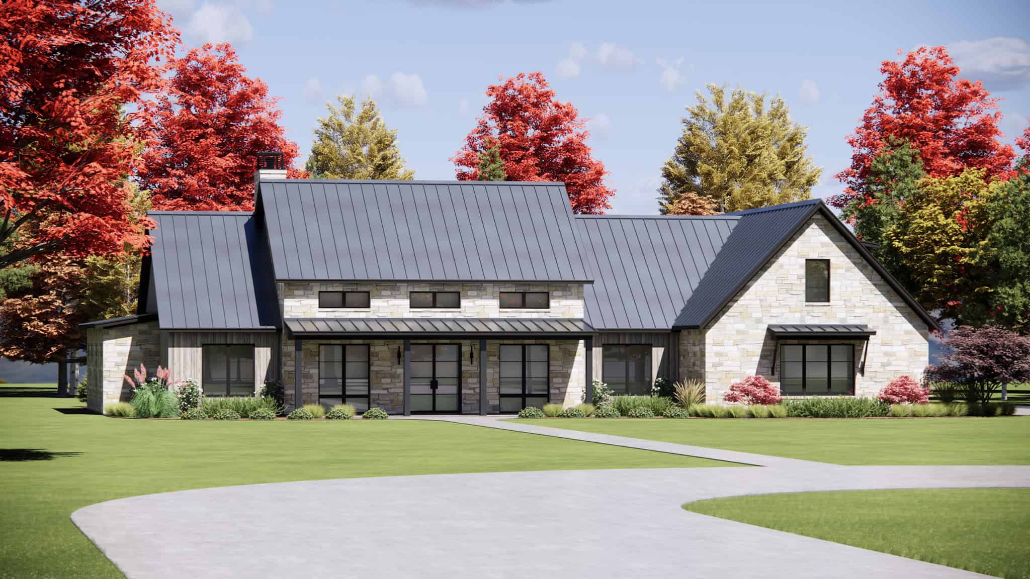 Left Side View of this 4-Bedroom,3606 Sq Ft Plan -220-1020