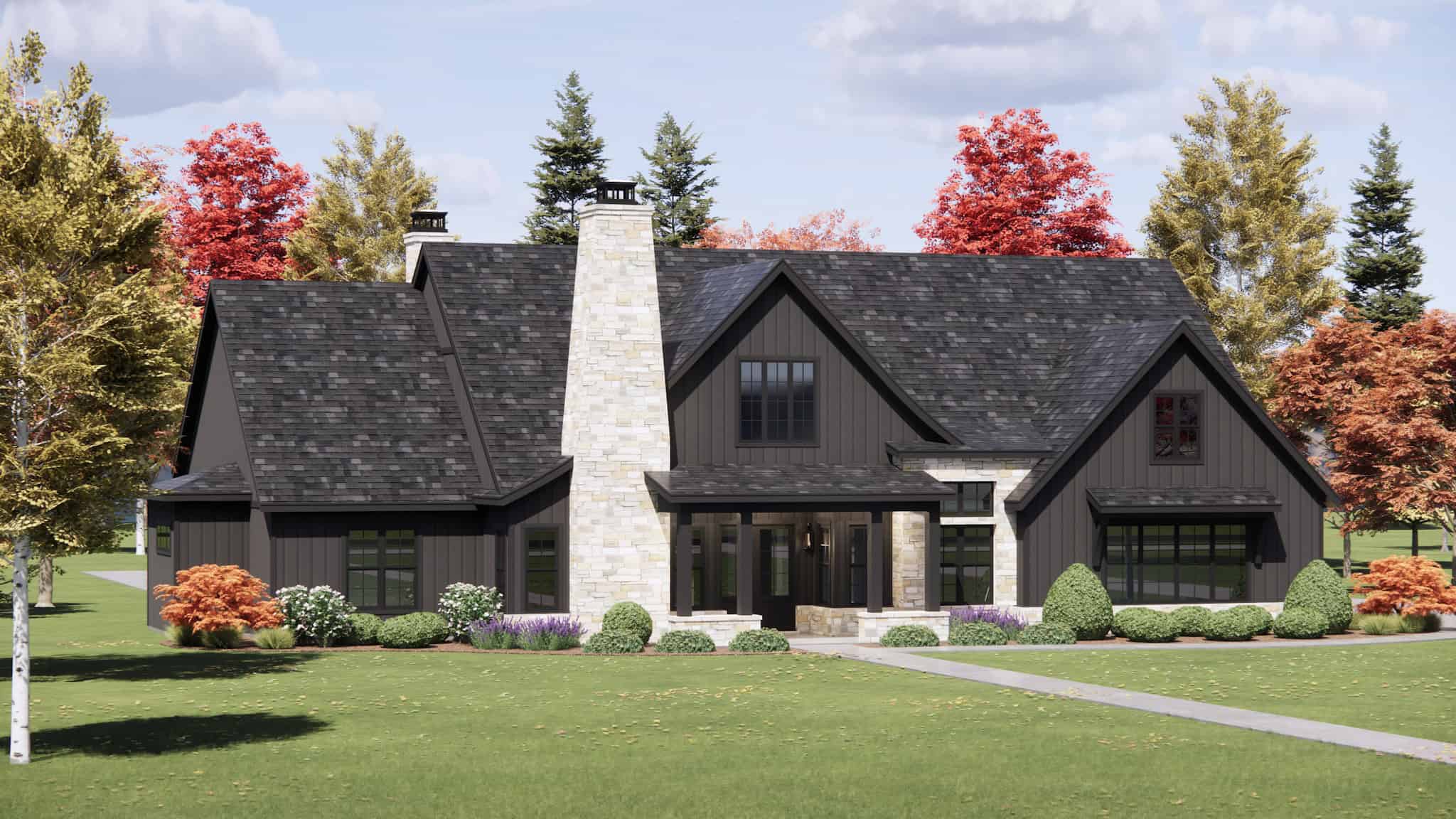 Left Side View of this 4-Bedroom,3339 Sq Ft Plan -220-1022