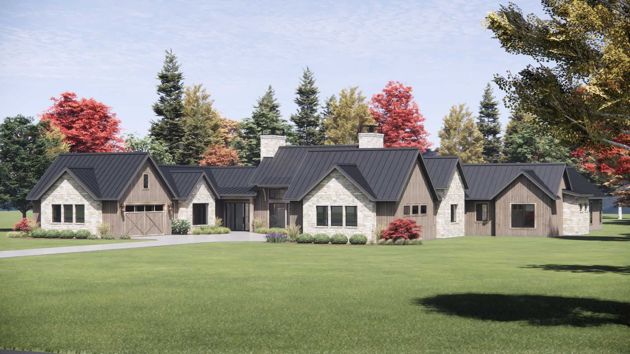 Right Side View of this 4-Bedroom,4944 Sq Ft Plan -220-1023