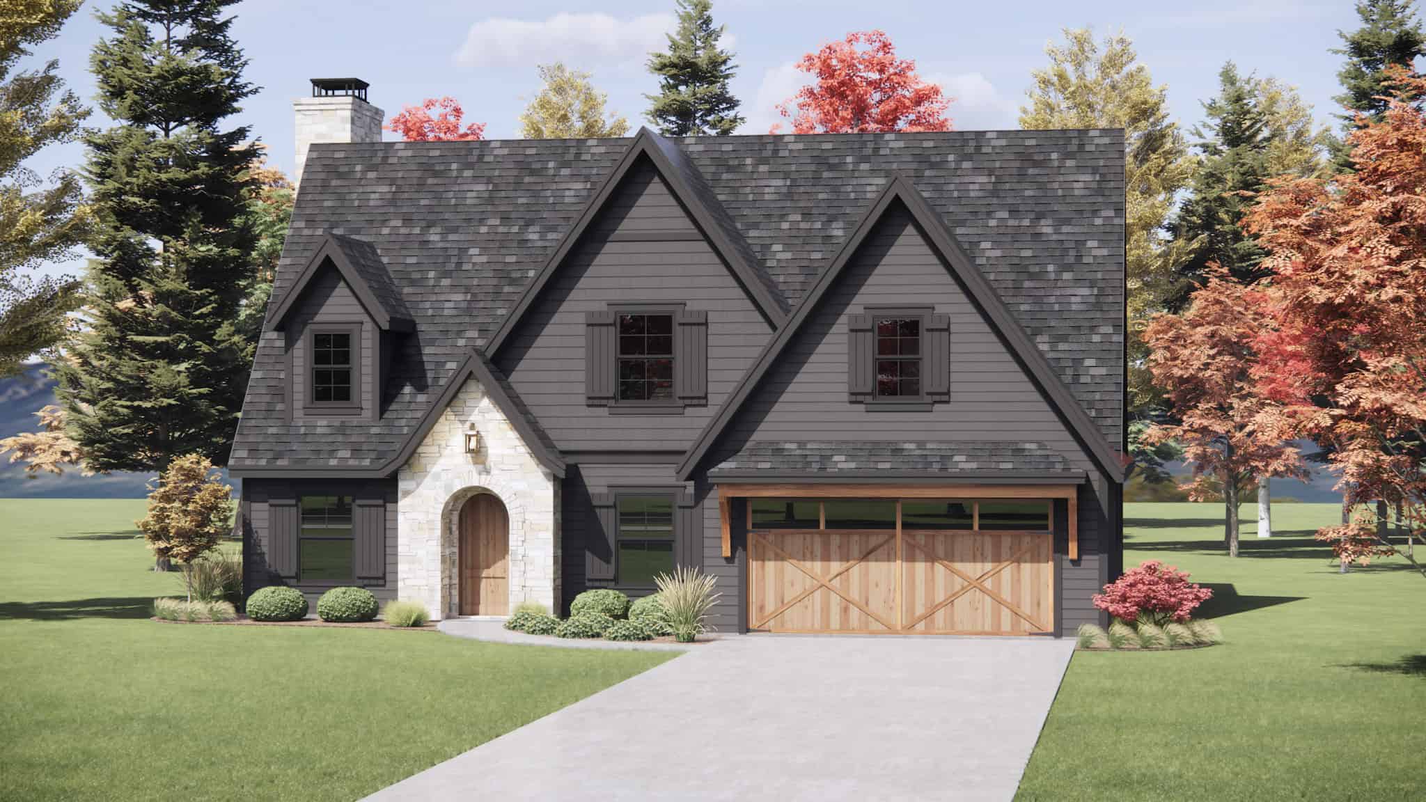 Right Side View of this 4-Bedroom,3164 Sq Ft Plan -220-1024