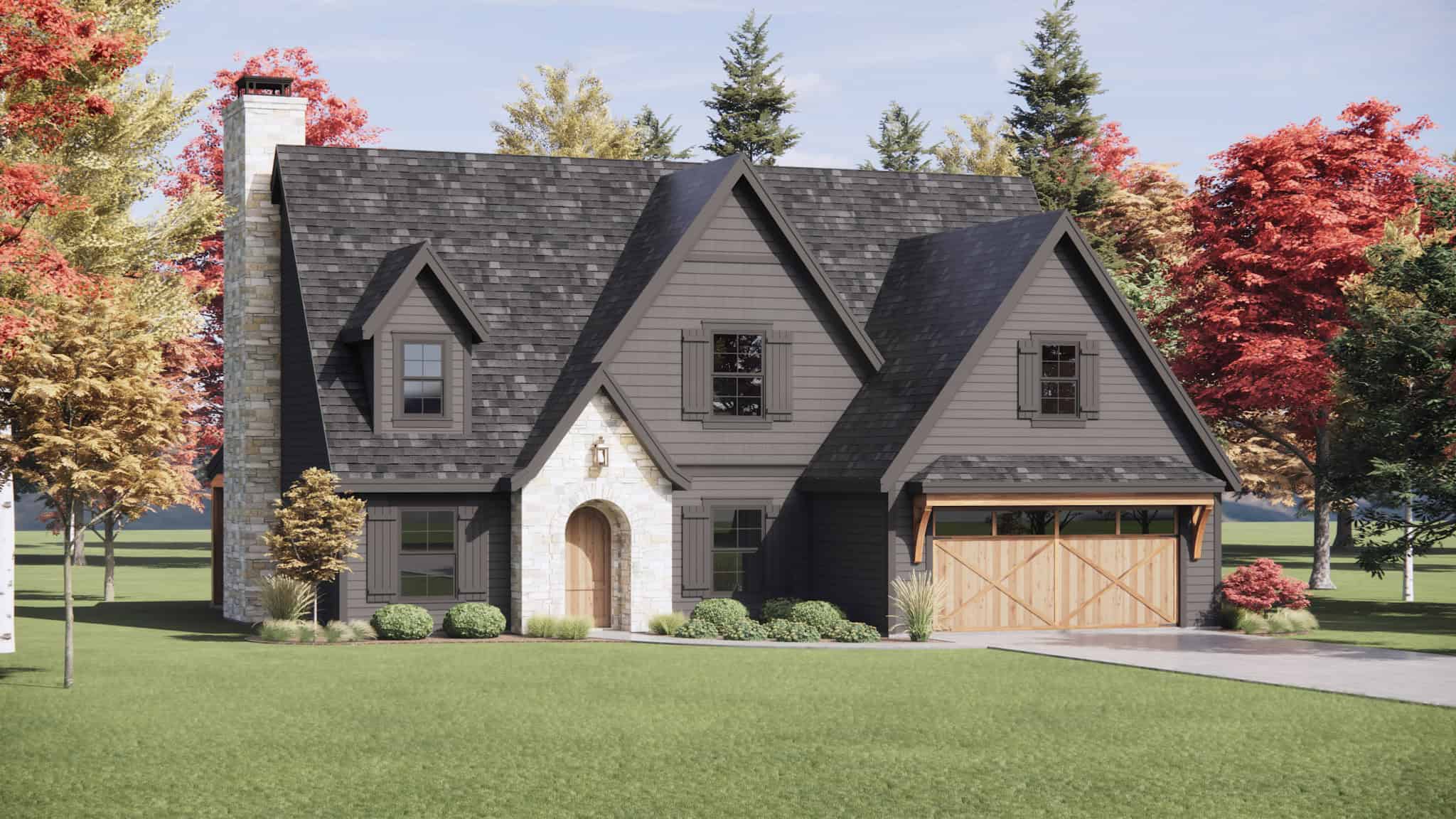 Left Side View of this 4-Bedroom,3164 Sq Ft Plan -220-1024