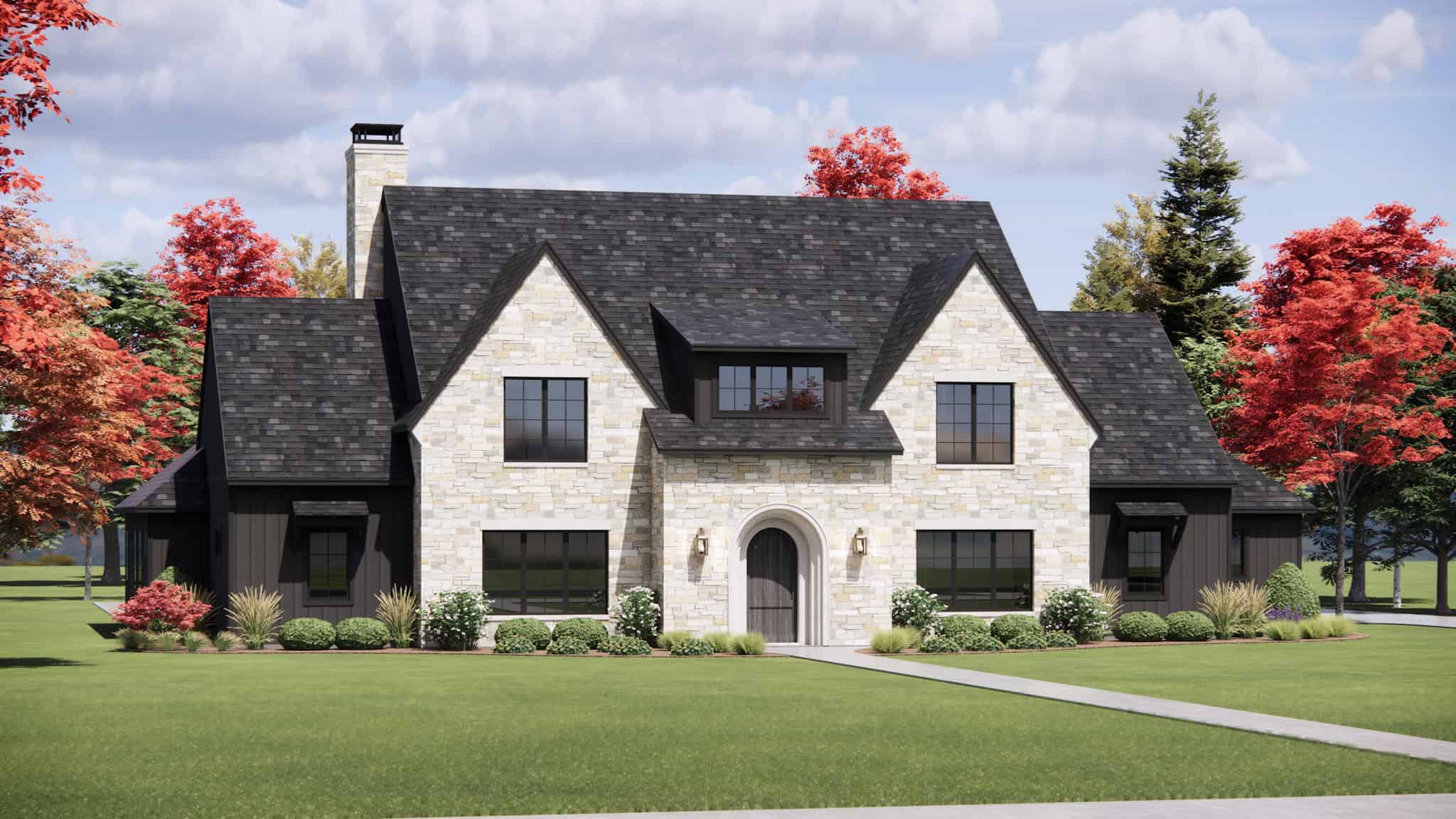 Left Side View of this 5-Bedroom,5001 Sq Ft Plan -220-1025