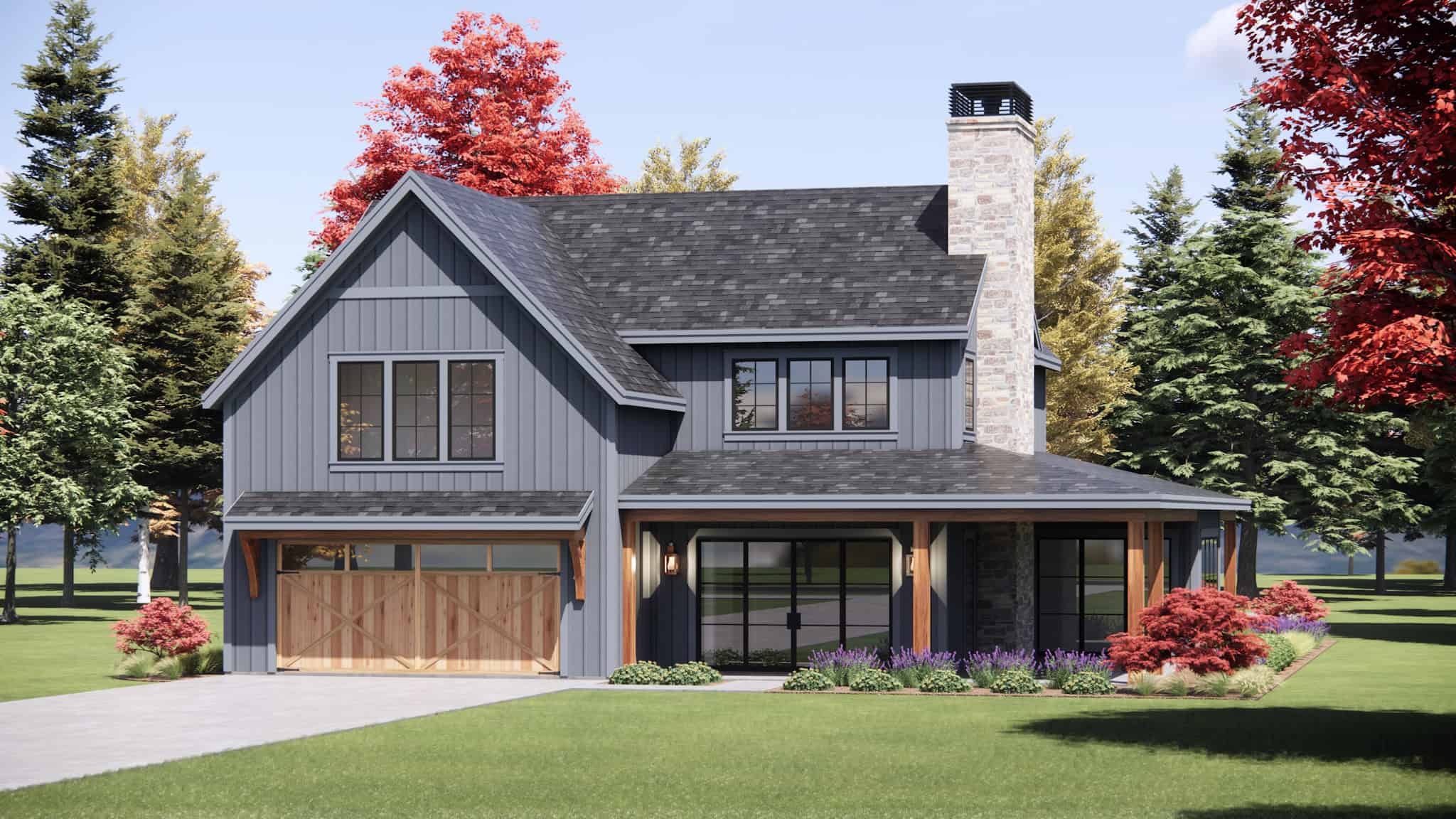 Right Side View of this 4-Bedroom,3150 Sq Ft Plan -220-1026