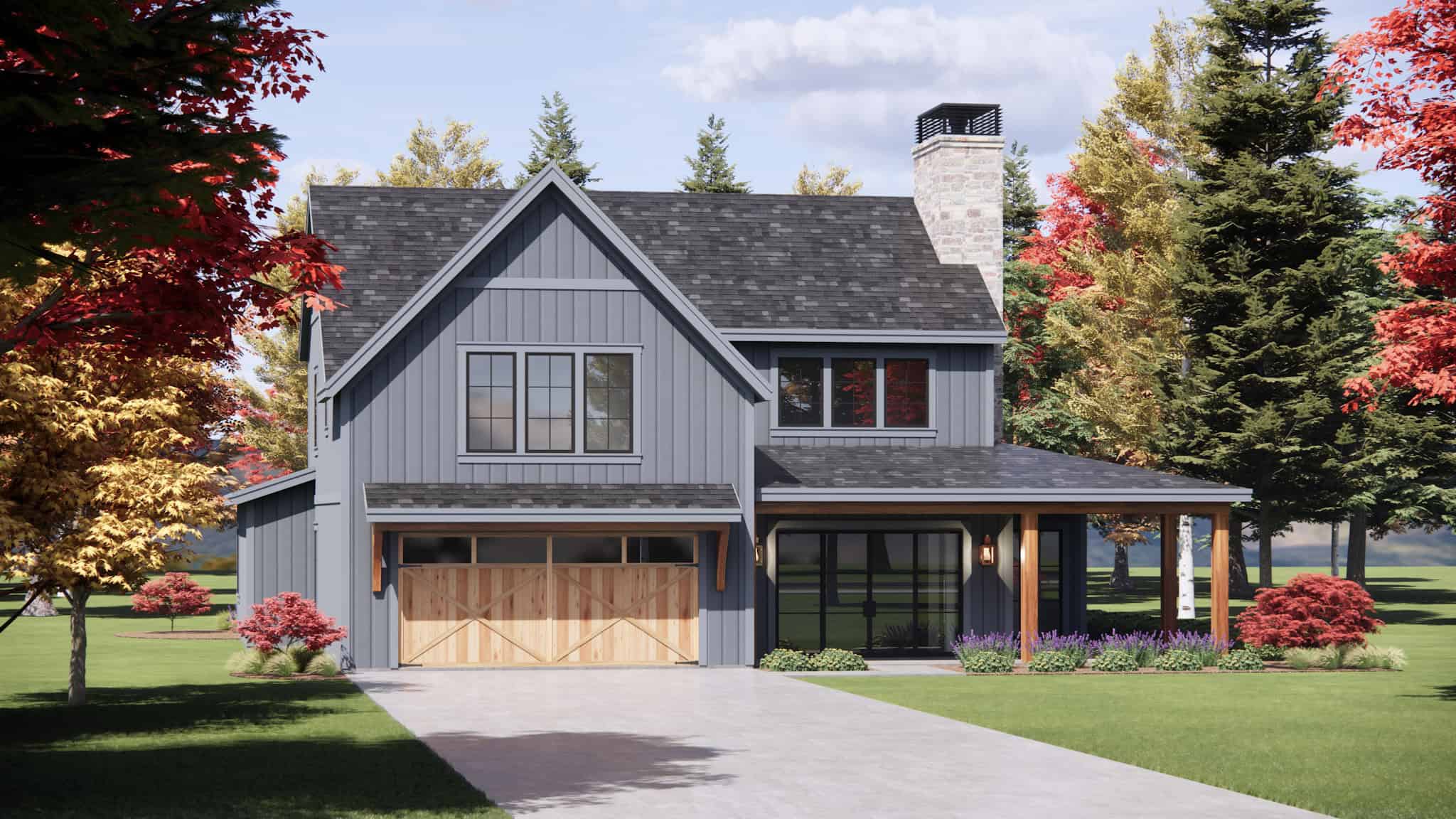 Left Side View of this 4-Bedroom,3150 Sq Ft Plan -220-1026