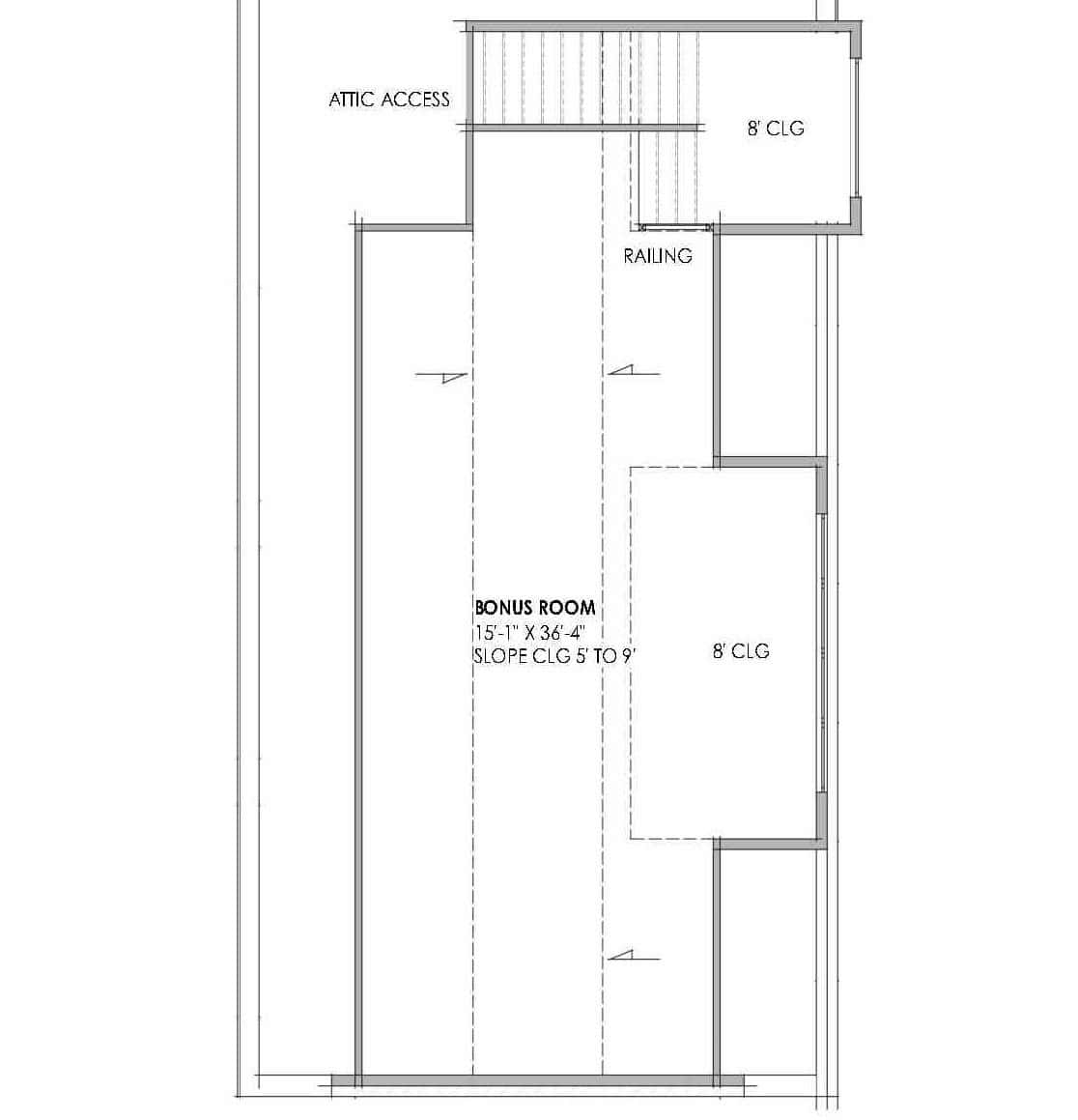 Bonus Room of Southern Plan #220-1029