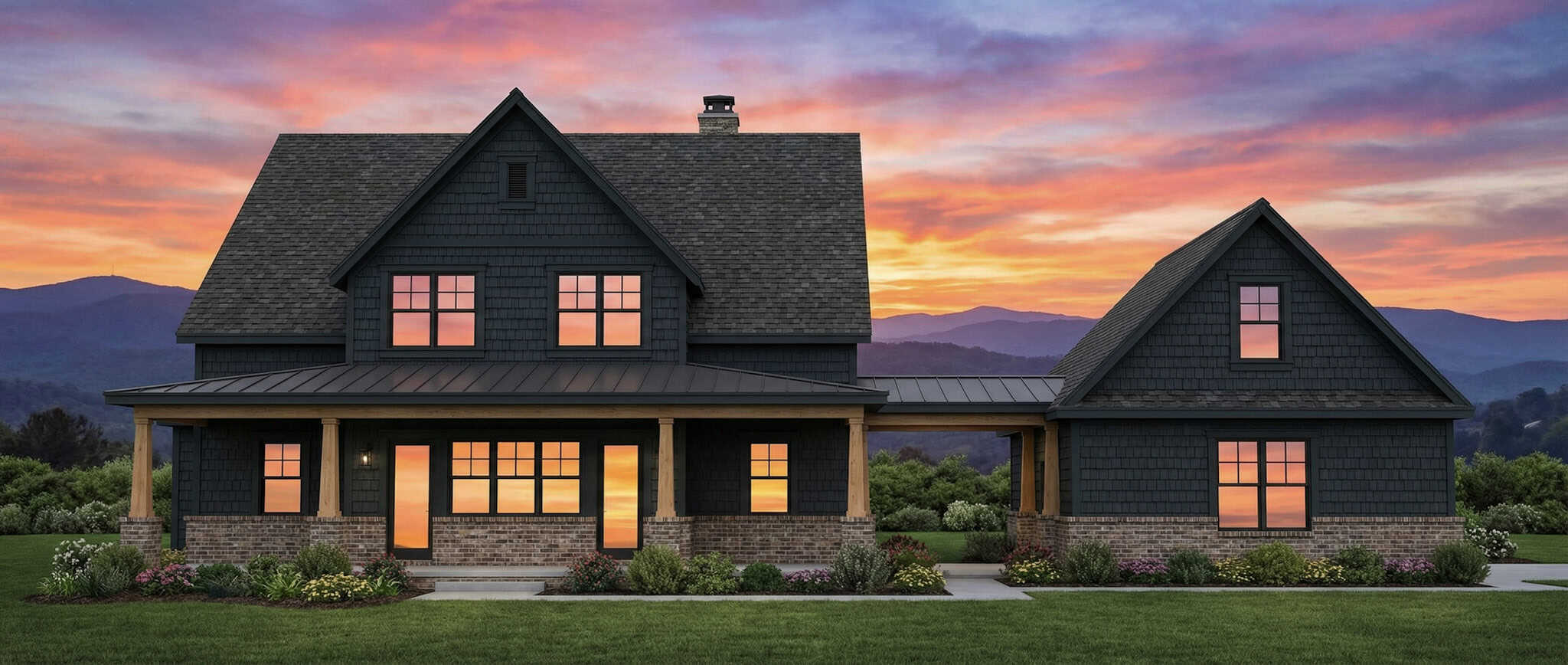 Rear View of this 4-Bedroom,3543 Sq Ft Plan -220-1030