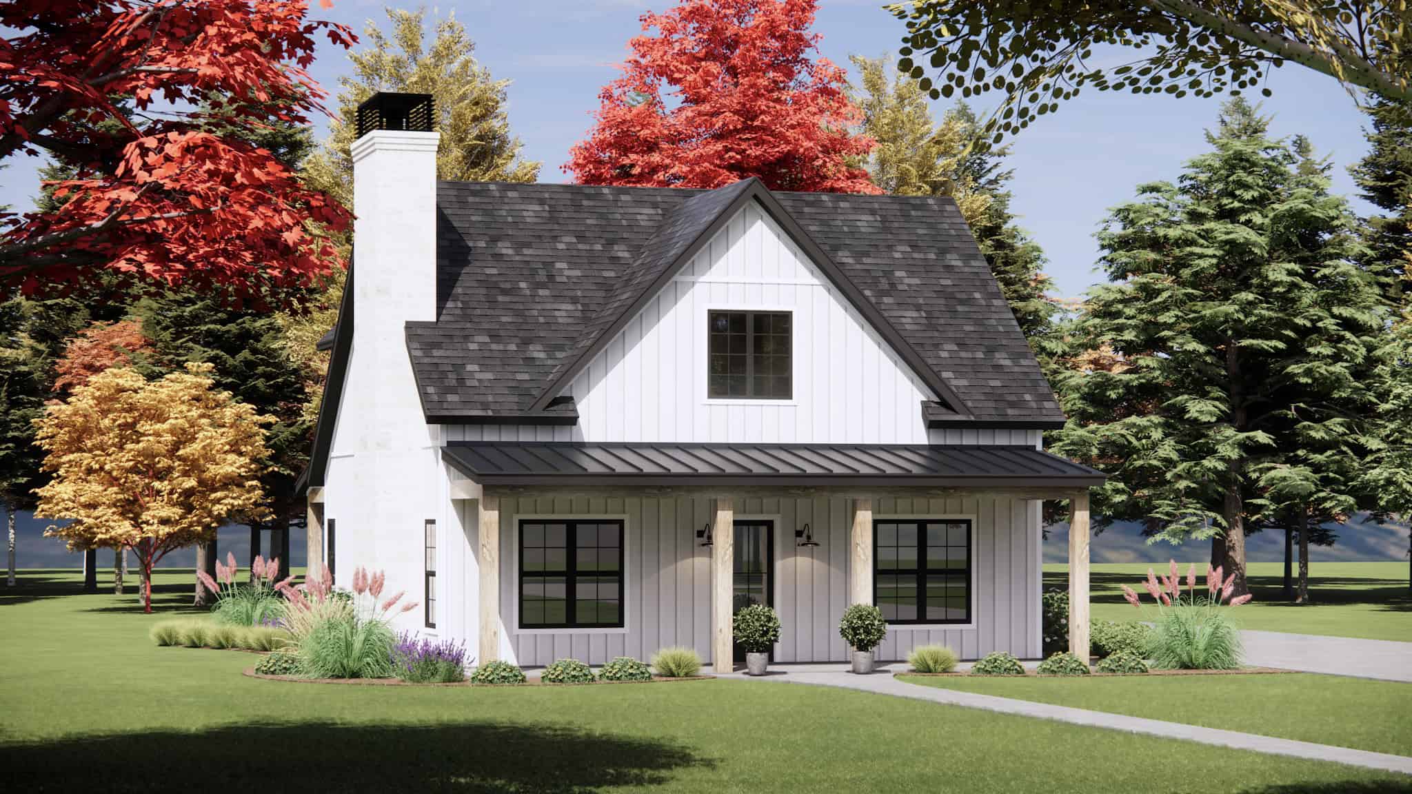 Left Side View of this 4-Bedroom,2033 Sq Ft Plan -220-1032