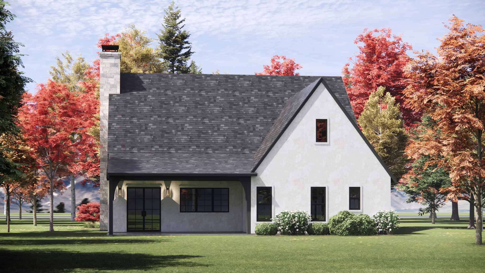 Rear View of this 4-Bedroom,2946 Sq Ft Plan -220-1033