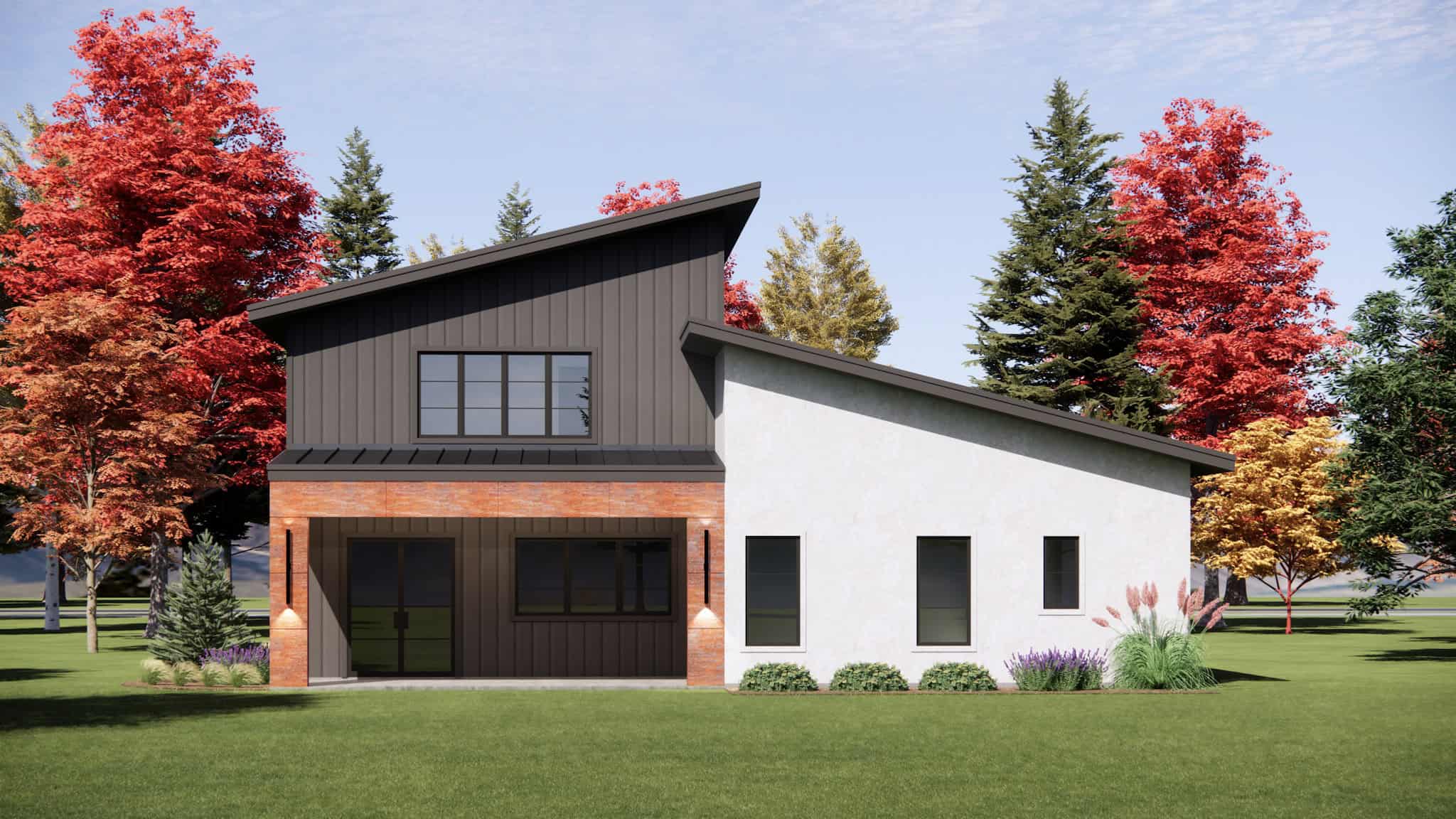 Rear View of this 4-Bedroom,2410 Sq Ft Plan -220-1034