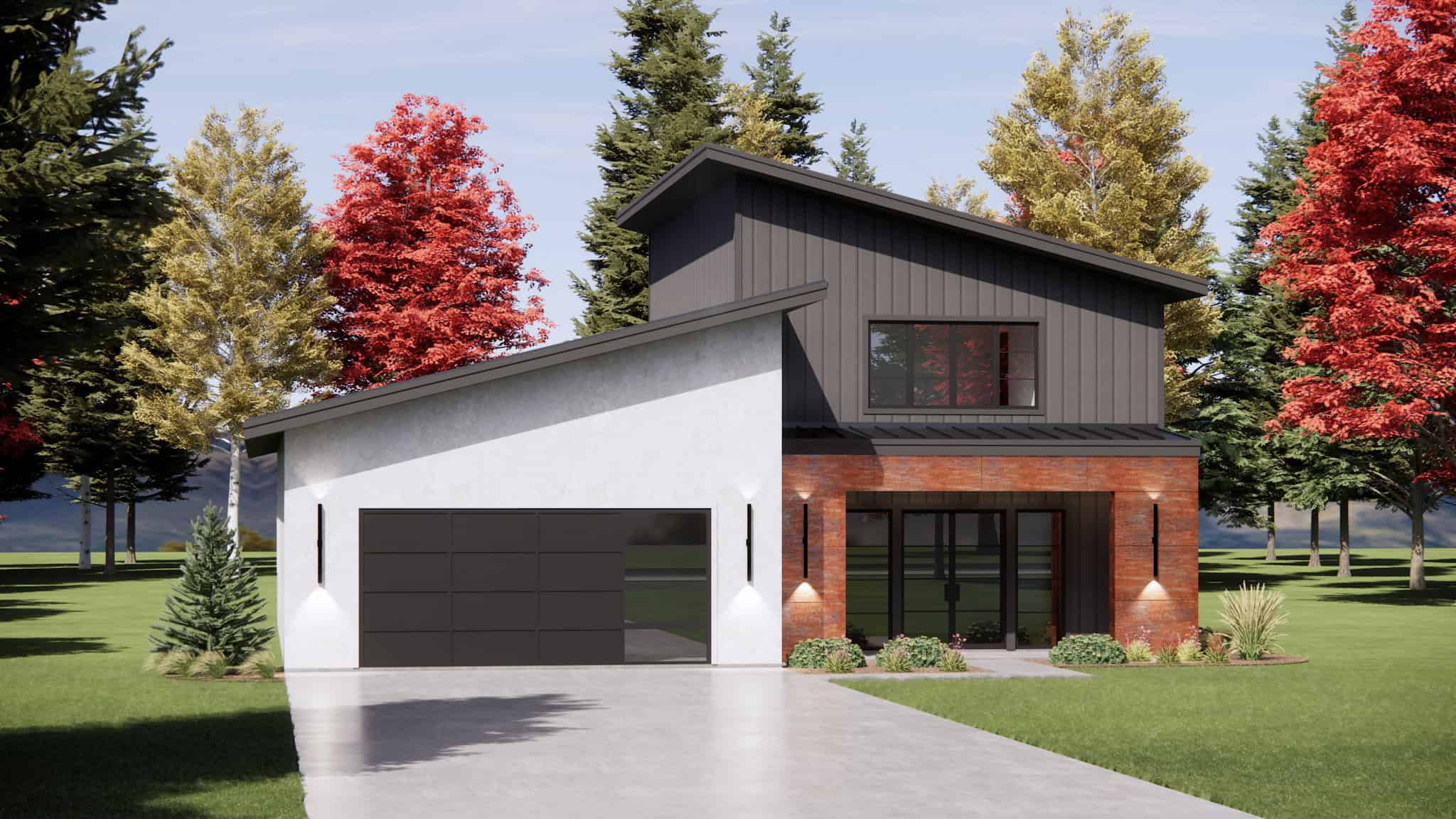 Left Side View of this 4-Bedroom,2410 Sq Ft Plan -220-1034