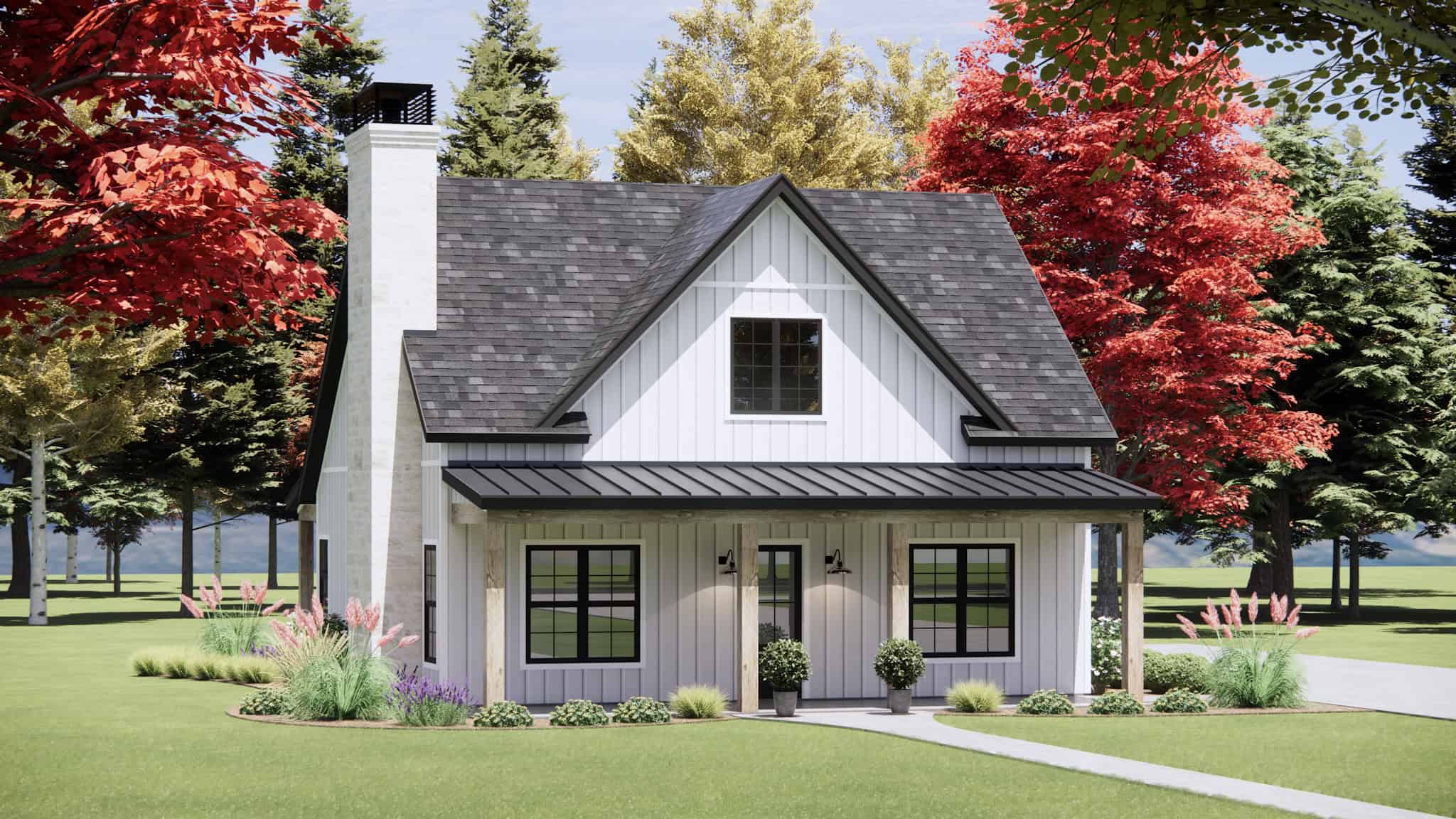 Left Side View of this 3-Bedroom,1849 Sq Ft Plan -220-1035