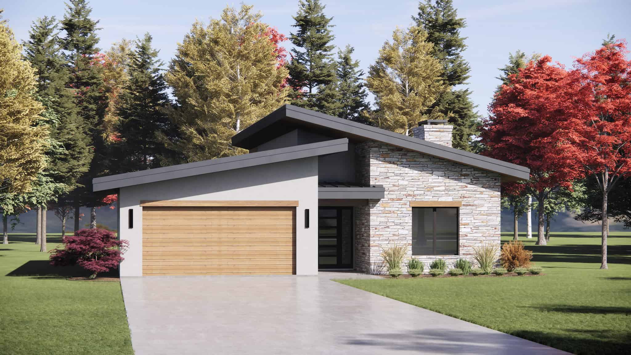 Left Side View of this 3-Bedroom,1801 Sq Ft Plan -220-1039