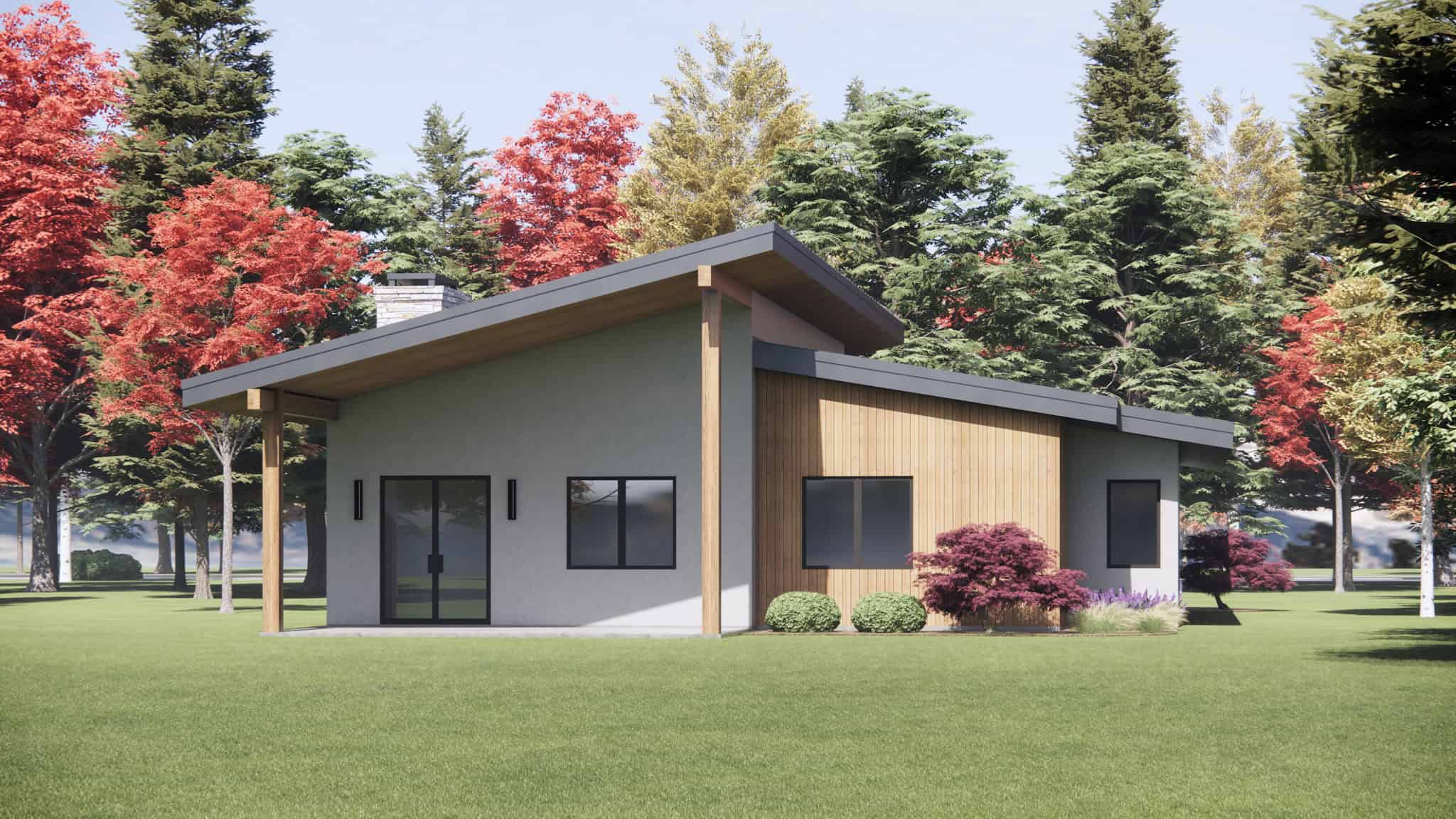 Rear View of this 3-Bedroom,1801 Sq Ft Plan -220-1039