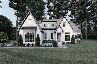 3-Bedroom, 2662 Sq Ft Traditional House Plan - 221-1003 - Front Exterior