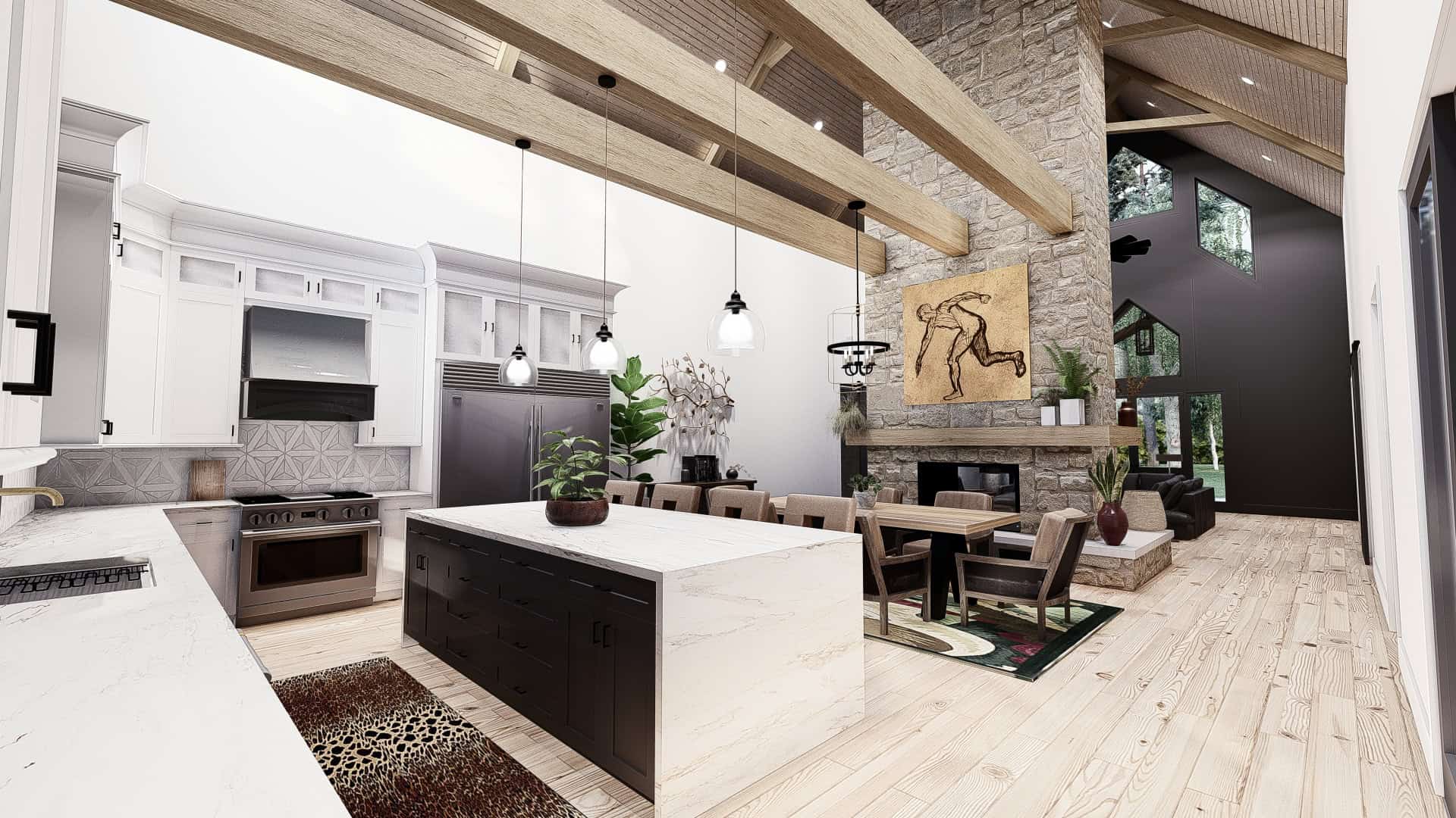 Dining Room of this 5-Bedroom,3479 Sq Ft Plan -221-1005