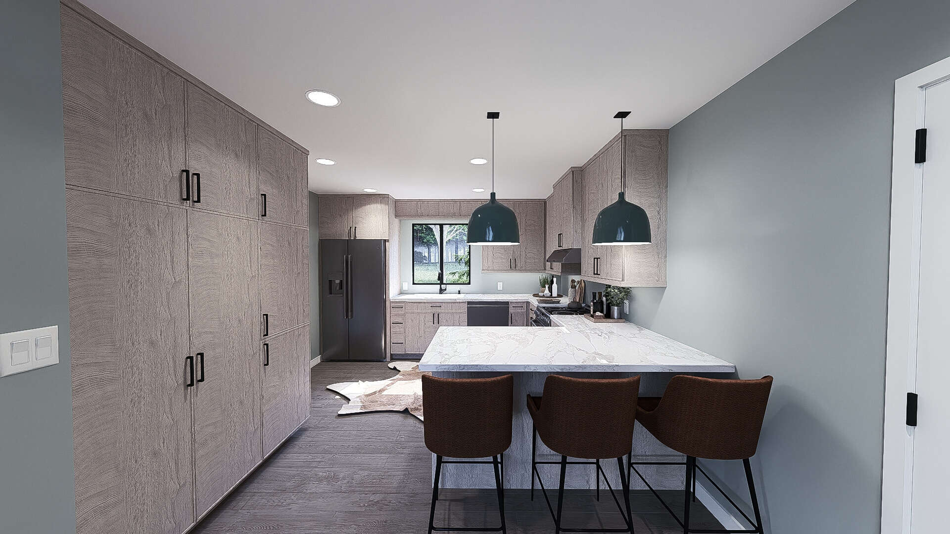 Kitchen of this 3-Bedroom,1318 Sq Ft Plan -221-1009