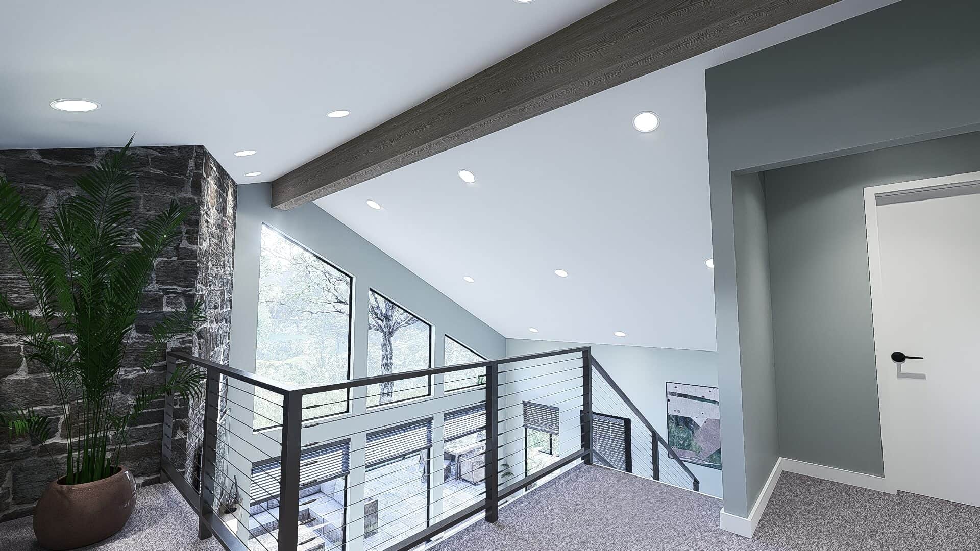 LoftRoom of this 3-Bedroom,1318 Sq Ft Plan -221-1009