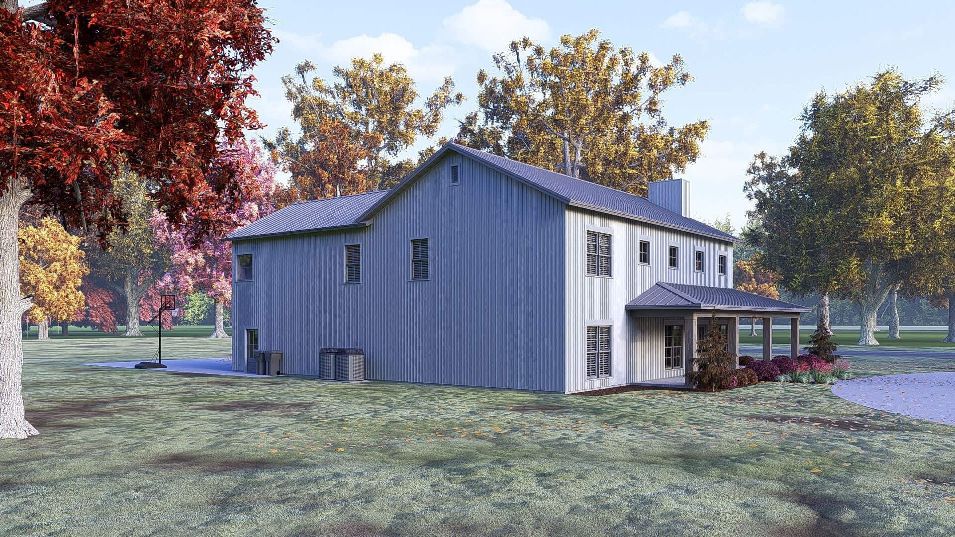 Left Side View of this 5-Bedroom,3163 Sq Ft Plan -221-1011