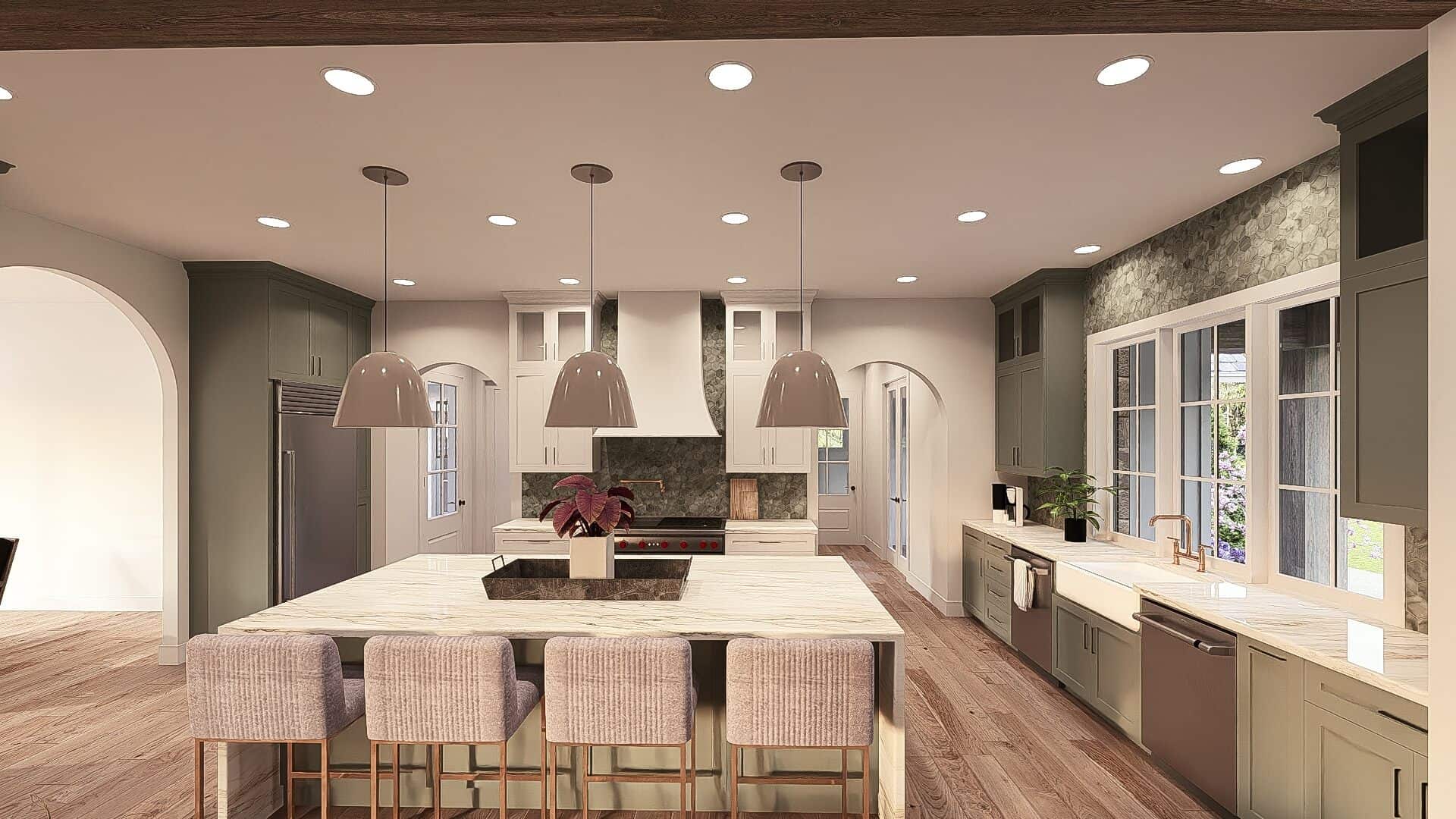 Kitchen of this 4-Bedroom,4154 Sq Ft Plan -221-1014