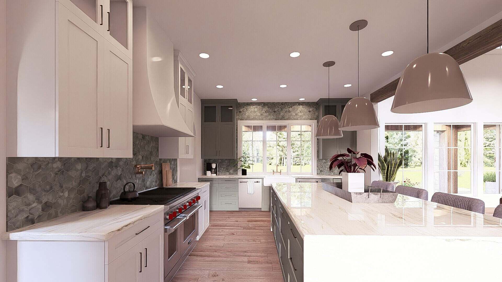 Kitchen of this 4-Bedroom,4154 Sq Ft Plan -221-1014
