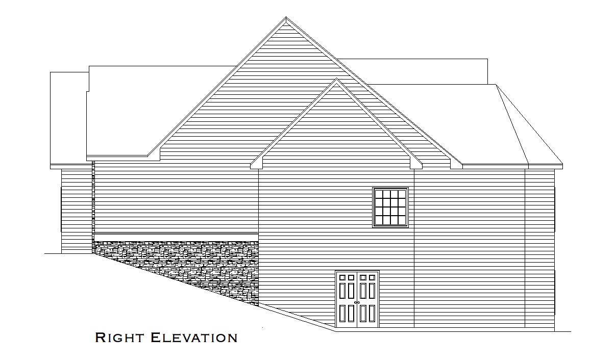 Home Plan Right Elevation of this 2-Bedroom,3853 Sq Ft Plan -225-1031