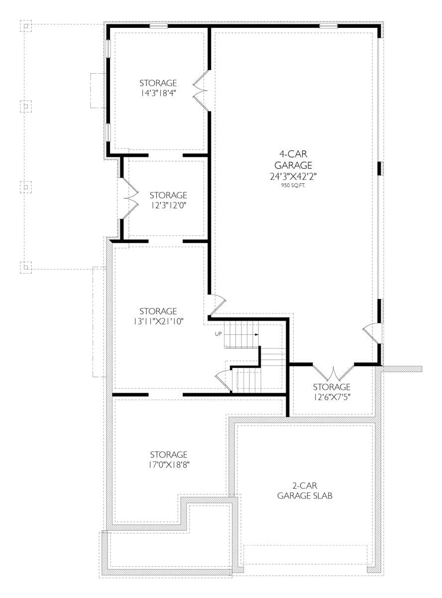 Basement of French Plan #225-1104