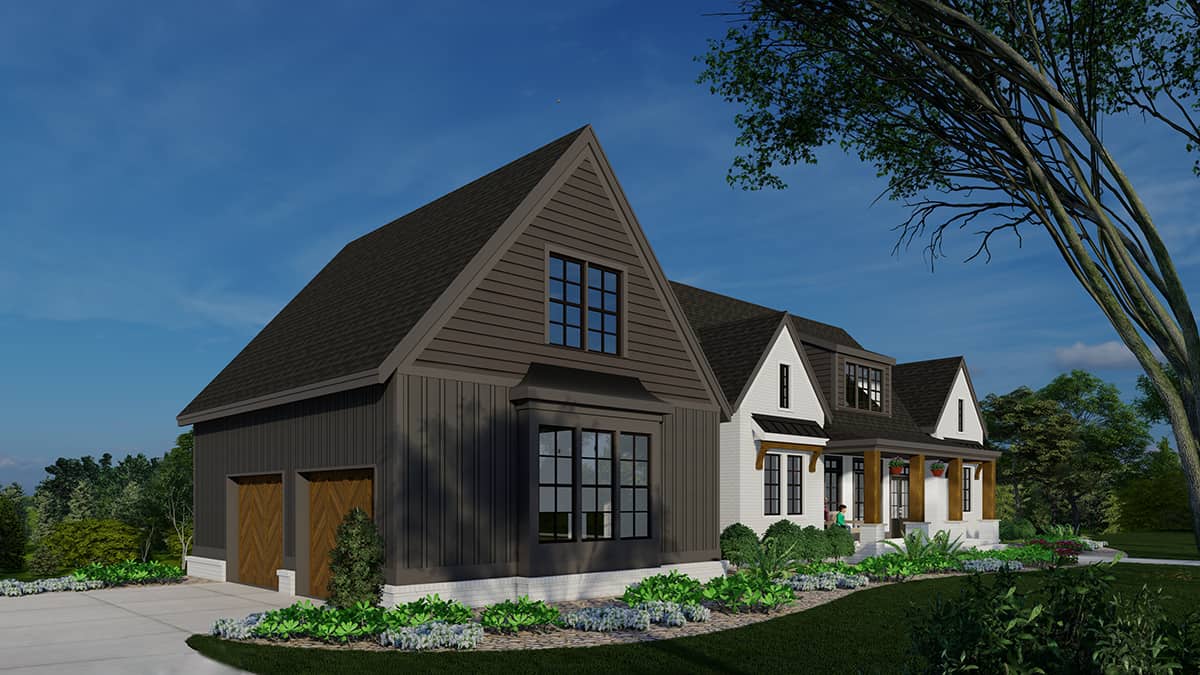 Left Side View of this 3-Bedroom,2365 Sq Ft Plan -225-1107