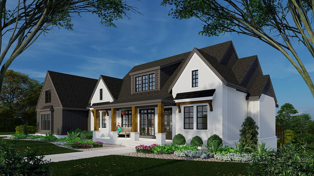 Right Side View of this 3-Bedroom,2365 Sq Ft Plan -225-1107