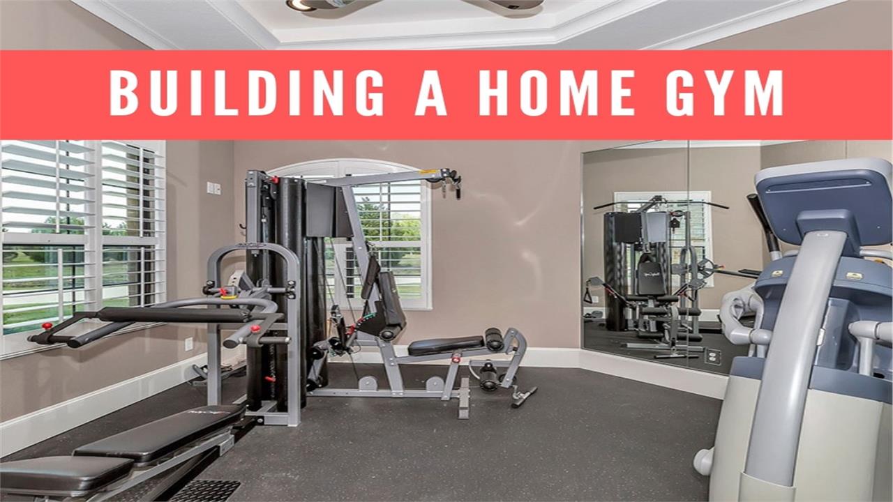 Lead image for article on building a home gym