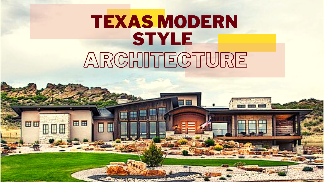 Contemporary style home illustrating article about Texas Modern house plans