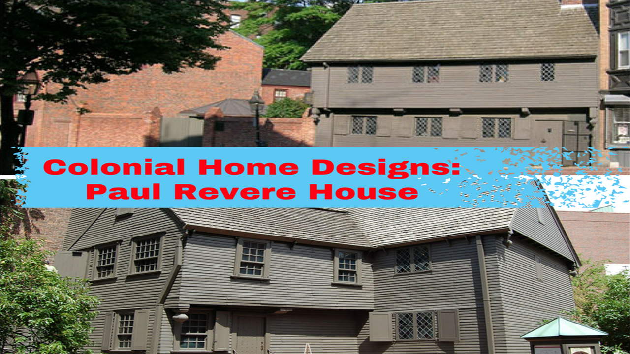 Montage of 2 photos illustrating article on Paul Revere House