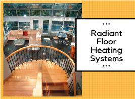 Article on radiant floor heating systems