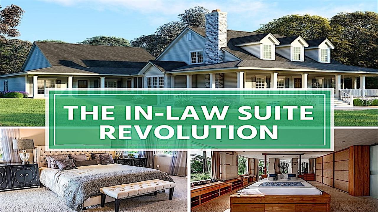 Montage of three photos to illustrate article on in-law suites
