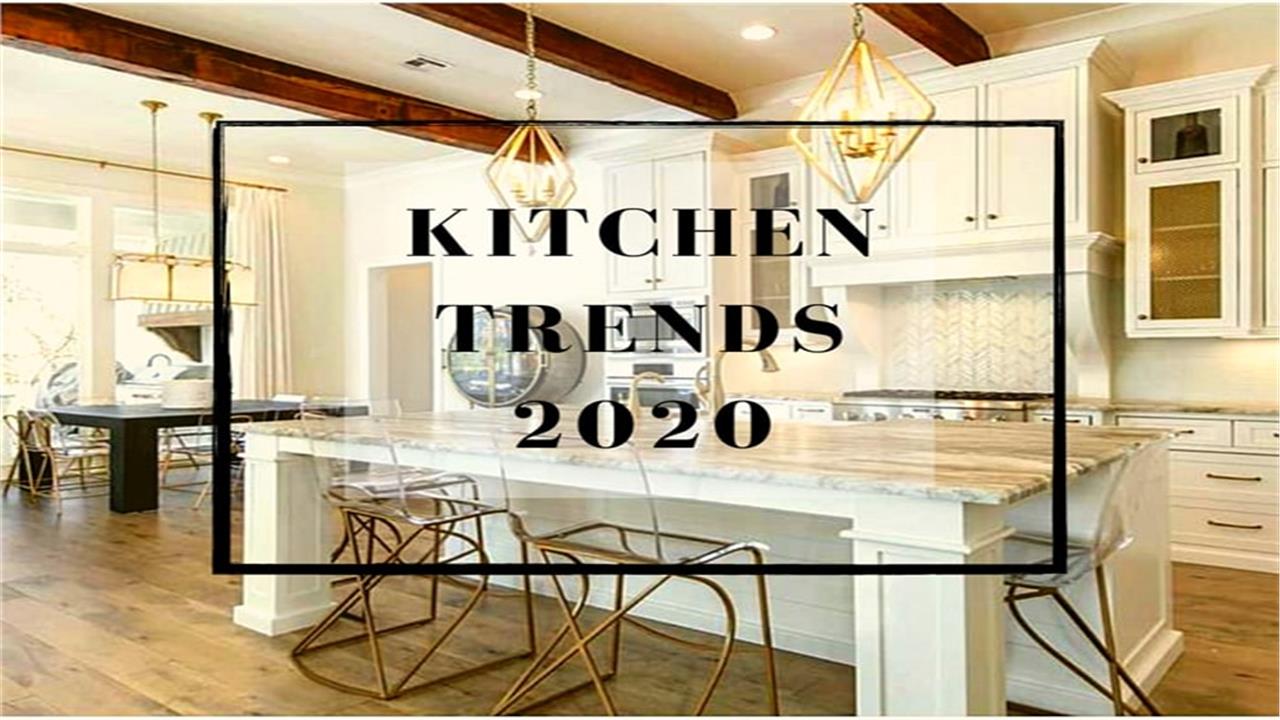 Modern, open kitchen illustrating article about 2020 kitchen design trends