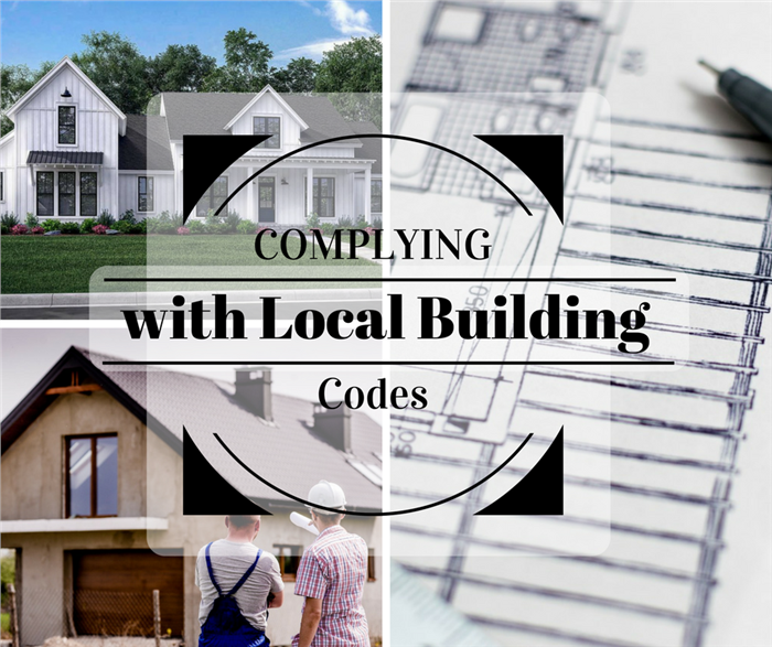 Montage of 3 photographs illustrating article about building codes