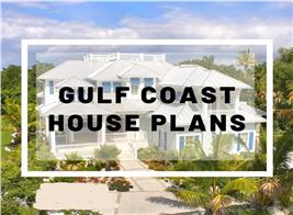 Florida style home illustrating article about Gulf Coast Region house plans