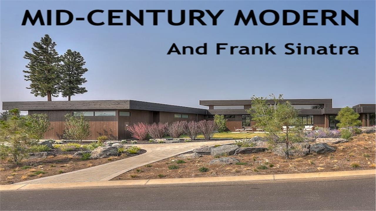 Mid-Century Modern style home illustrating article on Sinatra's house in Plam Springs