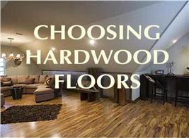 Large bonus room with wood floor illustrating article about choosing hardwood floors