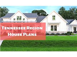 Transitional Farmhouse style home illustrating article about Tennessee House Plans