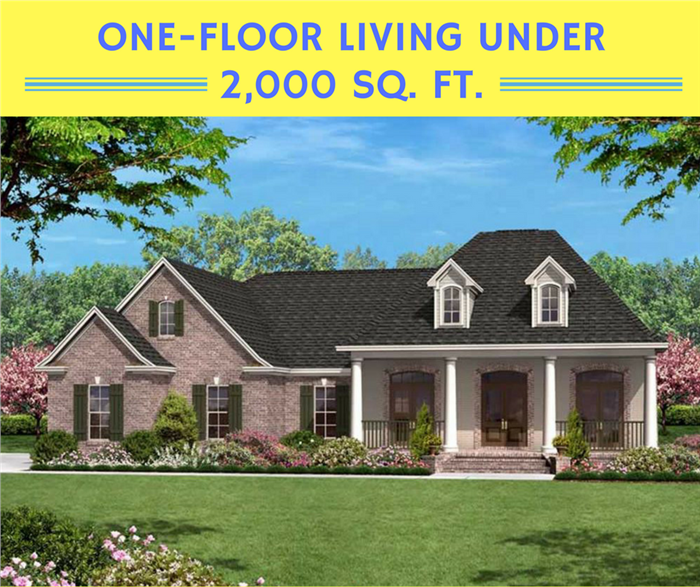Benefits Of Single Story House Plans, French Country House Plans 2000 Square Feet