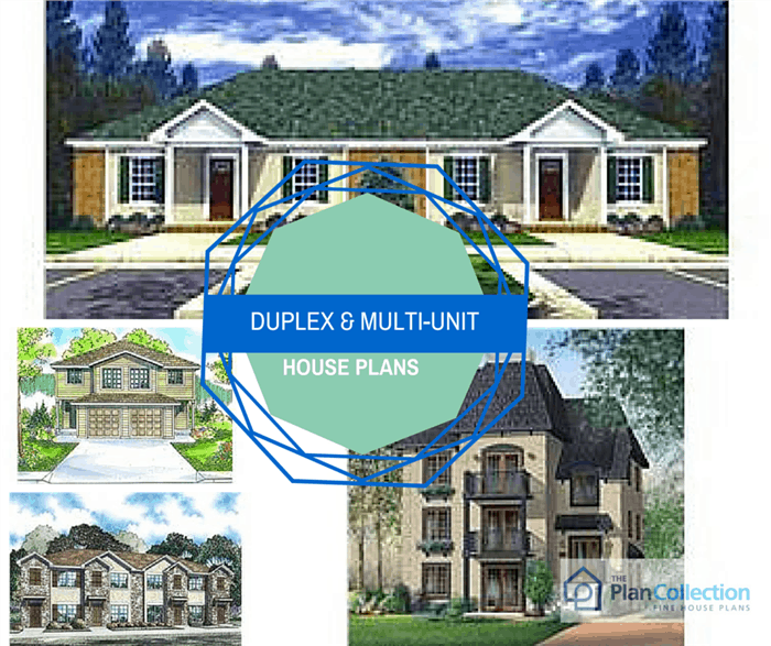 Duplex and Multi-Unit House Plans