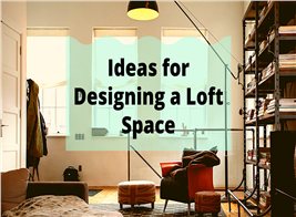 Loft space with spiral stairs illustrating article on loft design ideas
