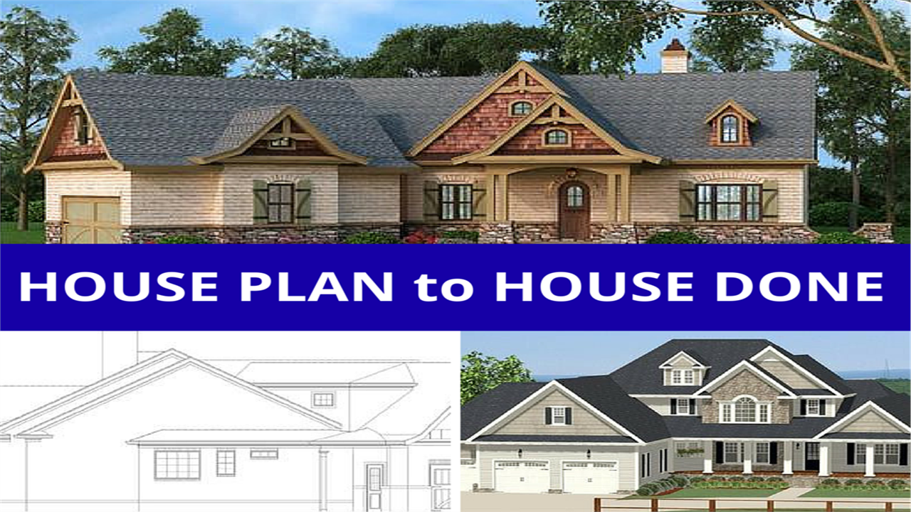 Montage of 3 house images illustrating article on building a dream home
