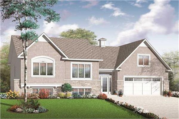 Lovely split level design featuring 2150 square feet of living space and 4 bedrooms.