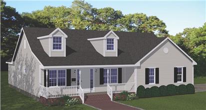 Classic Cape Cod architectural style home built for efficiency and with opportunities to expand.