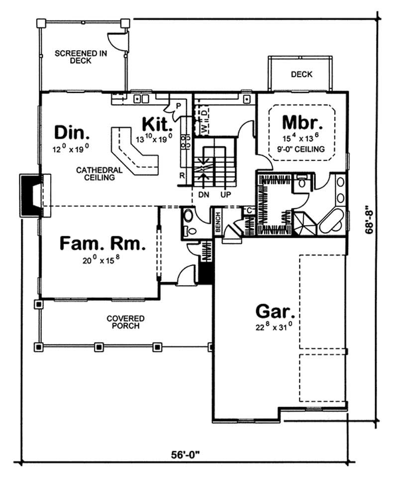 MAIN LEVEL FLOOR PLAN